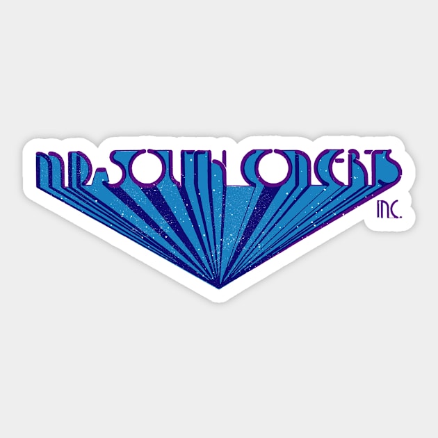 Mid-South Concerts Sticker by rt-shirts